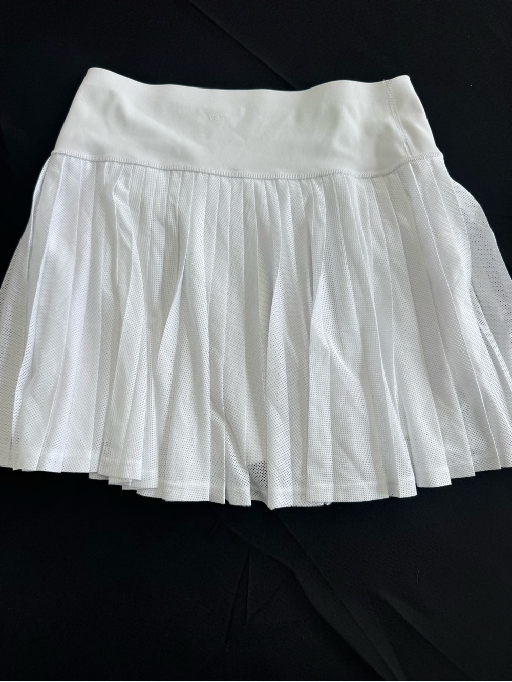 Victoria's Secret White Pleated Mini Skirt
